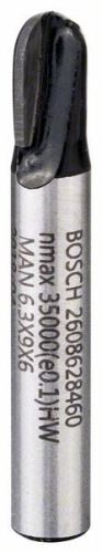 BOSCH Fresa ranuradora; mango 6 mm 2608628460