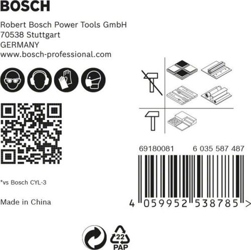 BOSCH EXPERT HEX-9 MultiConstrucción 4/5/6/6/8mm (5 uds) 2608900585