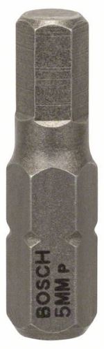 BOSCH Punta de destornillador extra dura Extra-Hart HEX 5, 25 mm (3 uds) 2607001726