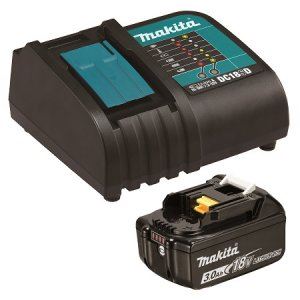 MAKITA Li-ion LXT 18V set 1 pieza BL1830B+1 pieza Cargador DC18SD 199994-5