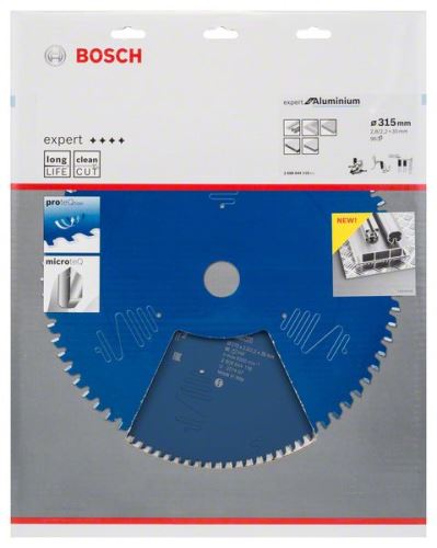 BOSCH Hoja de sierra Expert para aluminio 315 x 30 x 2,8 mm, 96 2608644116