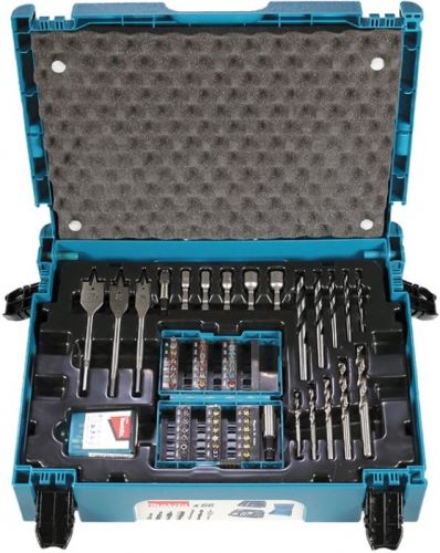 Juego de brocas y brocas MAKITA 66 piezas, Makpac B-43044