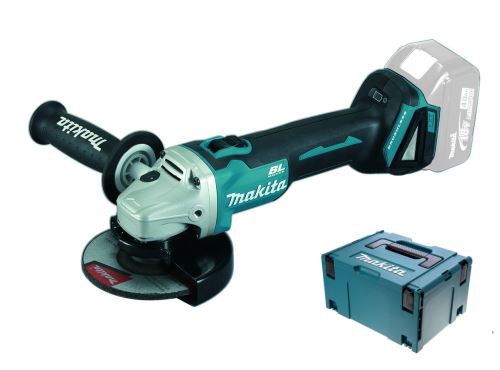 Makita Amoladora angular inalámbrica 125mm Li-ion LXT 18V, Makpac, sin batería DGA506ZJ