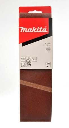 MAKITA banda de lija 76x610 mm K240 5 piezas P-37378