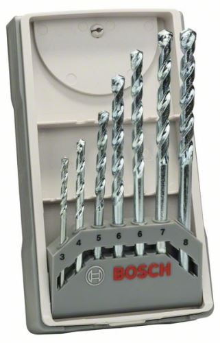 BOSCH Juego de brocas para piedra de 7 piezas CYL-1 3; 4; 5; 5,5; 6; 7; 8mm 2607017035