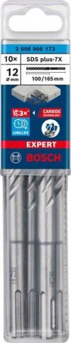 BOSCH EXPERT broca SDS plus-7X, 12x100x165 10 uds 2608900173