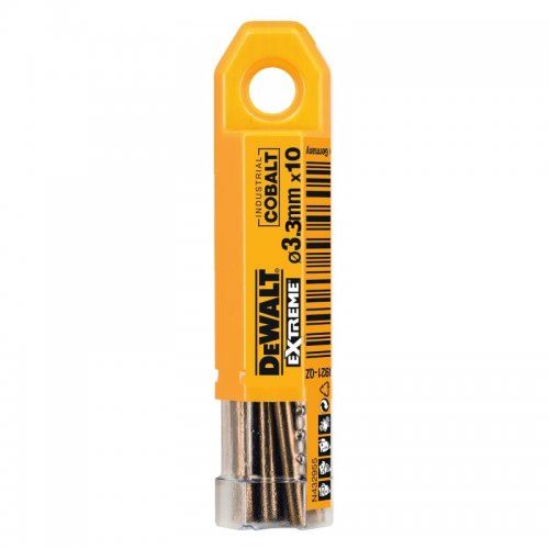 DeWALT Brocas para metal HSS-E COBALTO 3,3 x 65 mm (10 uds) DT4922