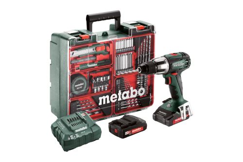 METABO Taladro percutor inalámbrico SB 18 LT MD 2x2,0 Ah 1-13m 602103600