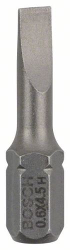 BOSCH Punta de destornillador extra dura Extra-Hart S 0,6x4,5, 25 mm (3 uds) 2607001459