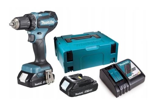 Atornillador de impacto inalámbrico Makita Aku Li-ion LXT 18V/2.0 Ah, Makpac DHP485RAJ