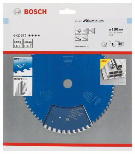 BOSCH Hoja de sierra Expert para aluminio 180 x 30 x 2,6 mm, 56 2608644097