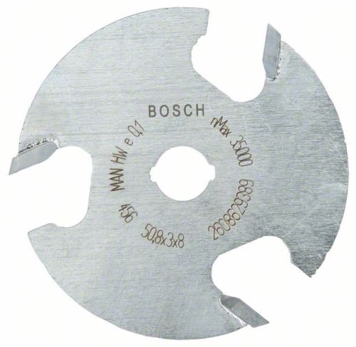 BOSCH Fresa de disco 8 mm, D1 50,8 mm, L 3 mm, G 8 mm 2608629389