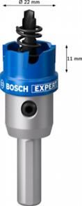 BOSCH EXPERT Perforadora de carburo Chapa 22 mm 2608901405