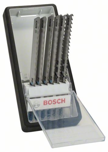 BOSCH Juego de 6 hojas de sierra Robust Line Metal Profile, con mango TT 318 AF (2x); T 318 BF (2x); T 345 XF (2x) 2607010573