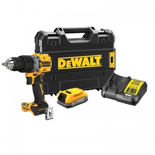 DeWalt Taladro percutor inalámbrico 18V 1x1.7Ah DeWALT POWERSTACK DCD805E1T