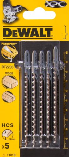 Hoja de sierra DeWALT XPC, para madera, 100 mm (5 piezas) DT2205