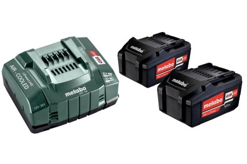 METABO Set básico (cargador + baterías) 18V / 2 x 5,2 Ah 685051000