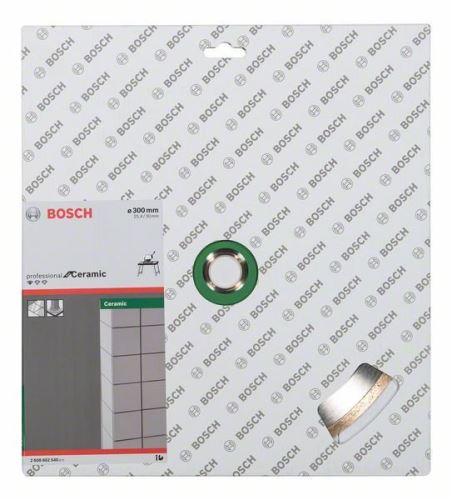 BOSCH Disco de corte Diamante Estándar para Cerámica 300 x 30+25,40 x 2 x 7 mm 2608602540