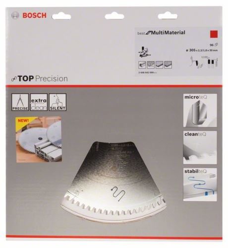 BOSCH Hoja de sierra circular Top Precision Best for Multi Material 305 x 30 x 2,3 mm, 96 2608642099