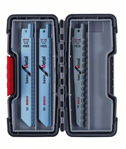 BOSCH Juego de hojas de sierra para calar (15 uds) 2607010901