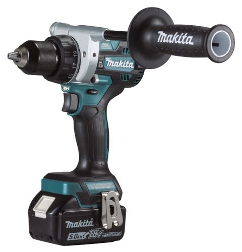 MAKITA Atornillador inalámbrico Li-ion LXT 18V 5.0 Ah, Makpac DDF486RTJ