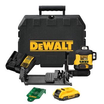 DeWALT Láser Verde 3 x 360° DCLE34031D1