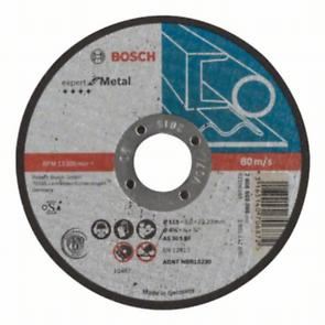 BOSCH Disco de corte recto Expert para metal AS 30 S BF, 115 mm, 3,0 mm 2608603395