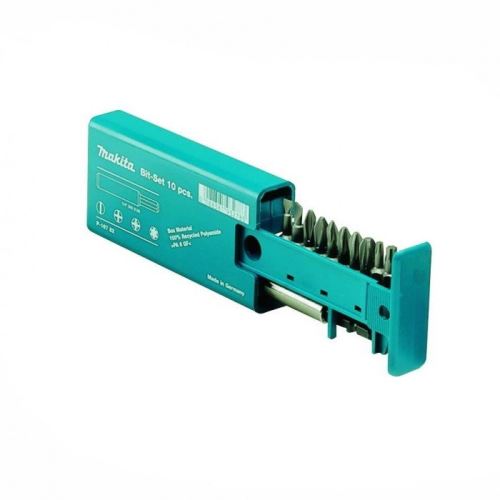 Juego de puntas MAKITA, extensión, PH, PZ, planas, Torx, 10 piezas P-16782