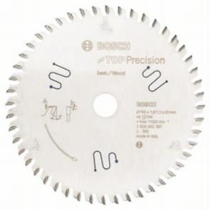 BOSCH Hoja de sierra circular Top Precision Best for Multi Material 165 x 20 x 1,8 mm, 56 2608642387