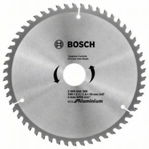 BOSCH Hoja de sierra Eco para Aluminio 190x2,2/1,6x30 54T 2608644389