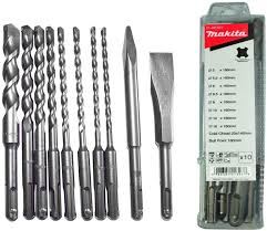 Makita SDS-Plus juego de brocas 10 piezas D-46361