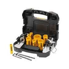 Juego de perforadoras para electricista DeWALT Extreme Bi-Metal en estuche de transporte (11 piezas) DT90356