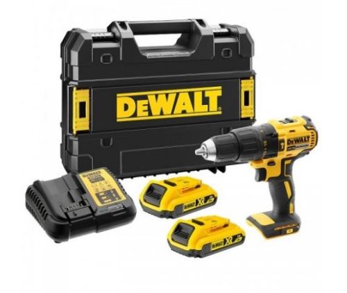 Taladro percutor inalámbrico Dewalt 2x2 Ah 18V DCD778D2T