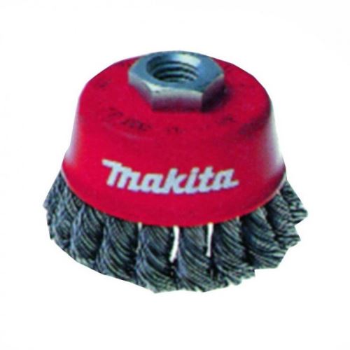 MAKITA Cepillo de copa de alambre de acero-alambre trenzado 65 mm P-04488