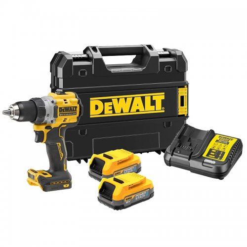 Taladro inalámbrico DeWalt 18V 2x1.7Ah DeWALT POWERSTACK DCD800E2T