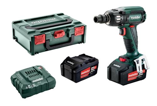 METABO Llave de impacto a batería SSW 18 LTX 400 BL 2x5,2 Ah 602205650