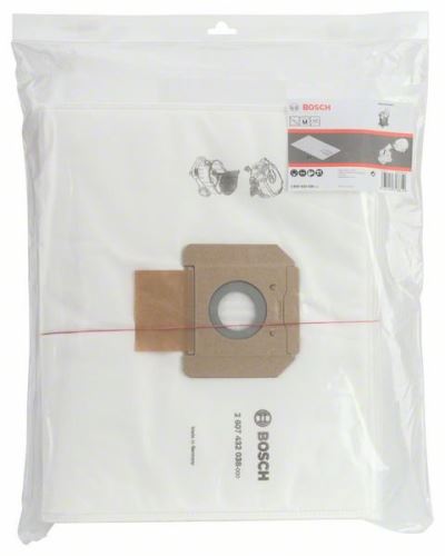 BOSCH Bolsa filtro polar para GAS 55 (5 uds) 2607432038