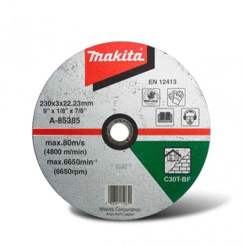 MAKITA disco piedra corte 230x3x22 mm A-85385