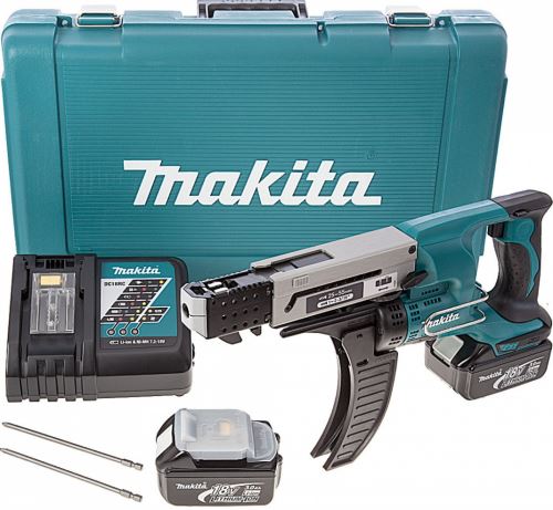 Makita Atornillador inalámbrico con cargador 25-55 mm, Li-ion LXT 18V/3.0Ah DFR550RFE