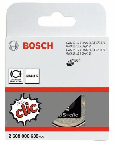 BOSCH Tuerca de cierre rápido SDS-clic M 14 x 1,5 mm M 14 x 1,5 mm 2608000638