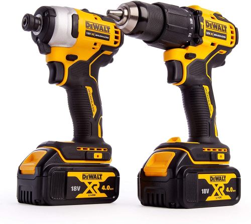 DeWALT Taladro combinado + atornillador de impacto Twinpack DCK2062M2T