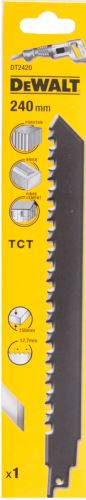 Hoja de sierra DeWALT (TCT) para cortar ladrillos y bloques Poroton, 240 mm DT2420