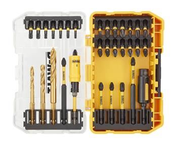 Juego de puntas de destornillador y brocas para metal DeWALT FLEXTORQ (35 piezas) DT70741T