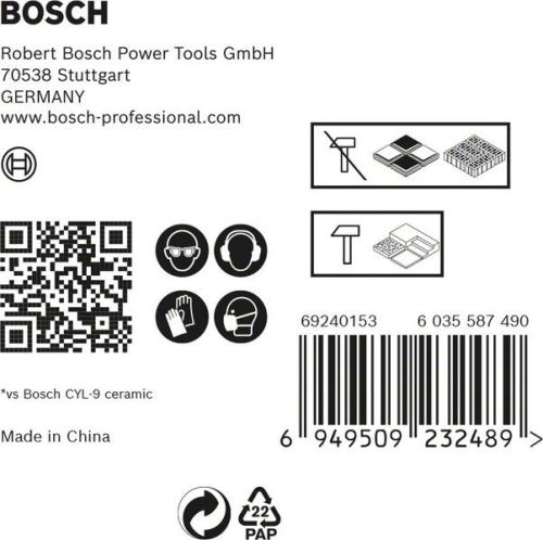 BOSCH EXPERT 5uds HEX-9HardCeramic 5/6/8+CYL-3 6/6 2608900596