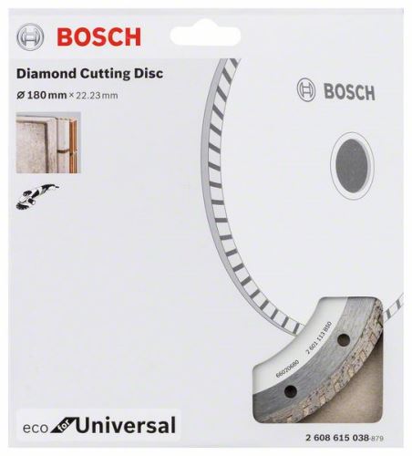 BOSCH Disco corte diamante ECO Para Universal 180x22,23x2,6x7 2608615038