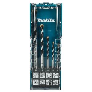 Juego de brocas MAKITA TCT con mango cilíndrico Multimaterial 5 piezas E-14255