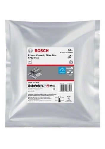 BOSCH EXPERT PRISMA disco de fibra R782,180,P60,25ud 2608621829