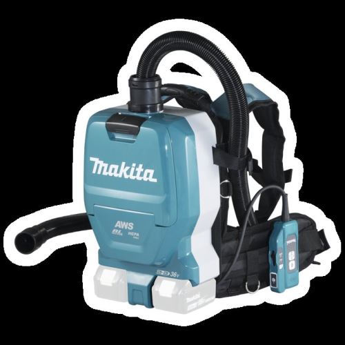 MAKITA Aspirador de mochila inalámbrico con AWS Li-ion 2x18V, sin batería Z DVC265ZXU