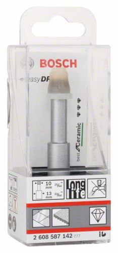 BOSCH Brocas de diamante para perforación en seco Easy Dry Best for Ceramic 10 x 33 mm 2608587142