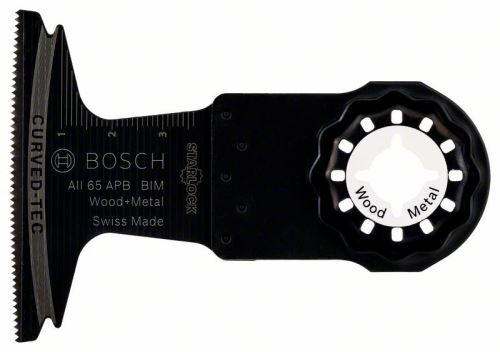 BOSCH Hoja de sierra de inmersión BIM AII 65 APB Madera y metal 40 x 65 mm 2608661901